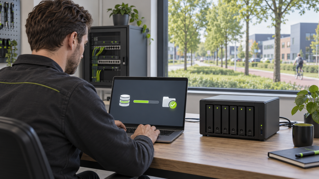 IT Engineer Restoring Data in Etten-Leur