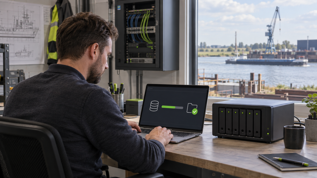 Professional data recovery in the Altena polder